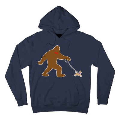 Bigfoot Walking Chihuahua Dog Hoodie