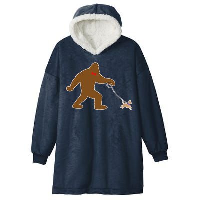 Bigfoot Walking Chihuahua Dog Hooded Wearable Blanket