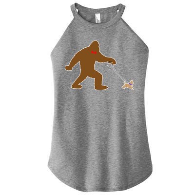 Bigfoot Walking Chihuahua Dog Women’s Perfect Tri Rocker Tank