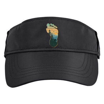 Bigfoot Wilderness Footprint Adult Drive Performance Visor