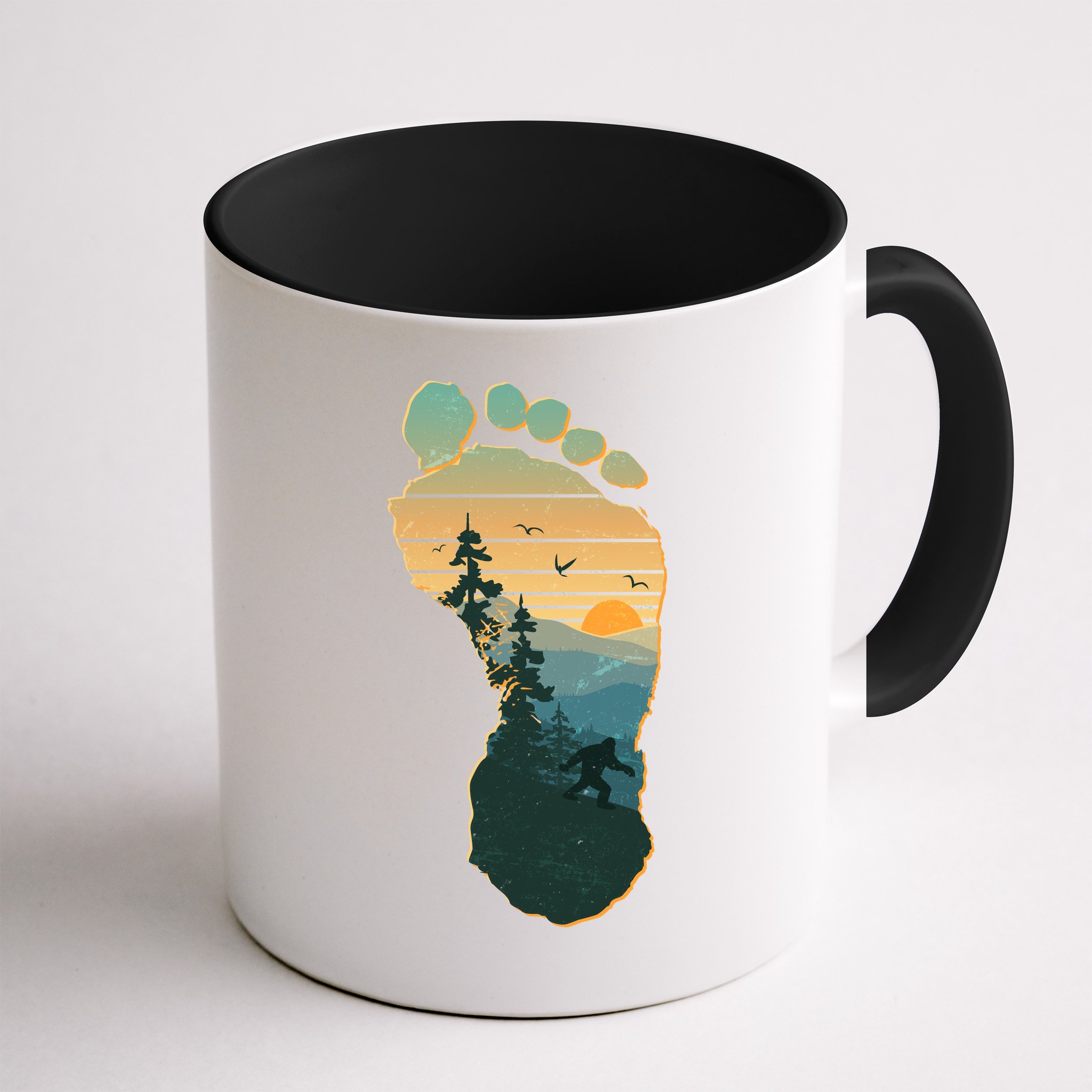 Bigfoot Wilderness Footprint Mug