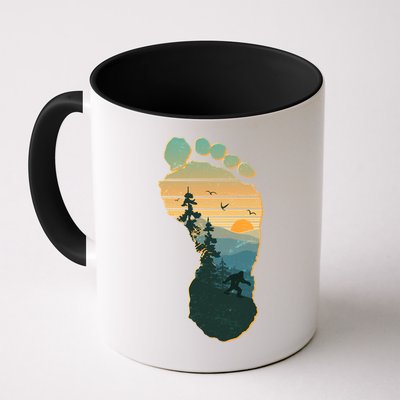 Bigfoot Wilderness Footprint Mug