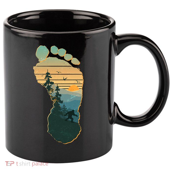 Bigfoot Wilderness Footprint 11oz C Handle Ceramic Mug