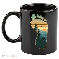 Bigfoot Wilderness Footprint 11oz C Handle Ceramic Mug