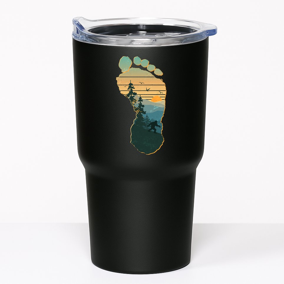 Bigfoot Wilderness Footprint Tumbler
