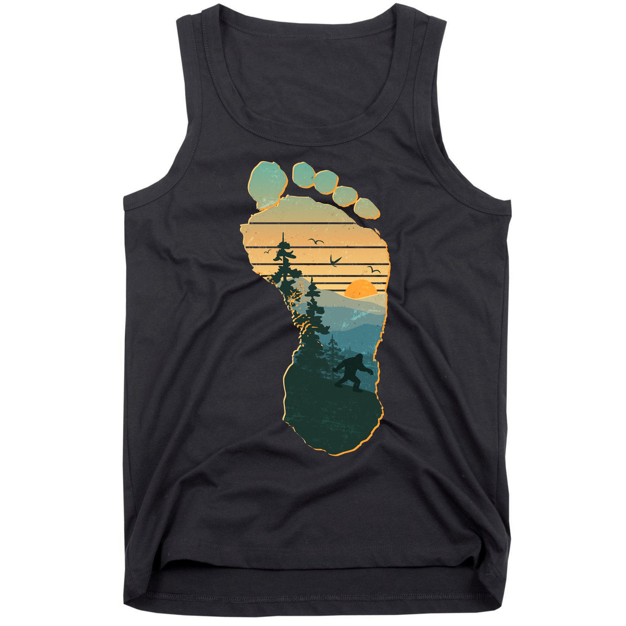 Bigfoot Wilderness Footprint Tank Top