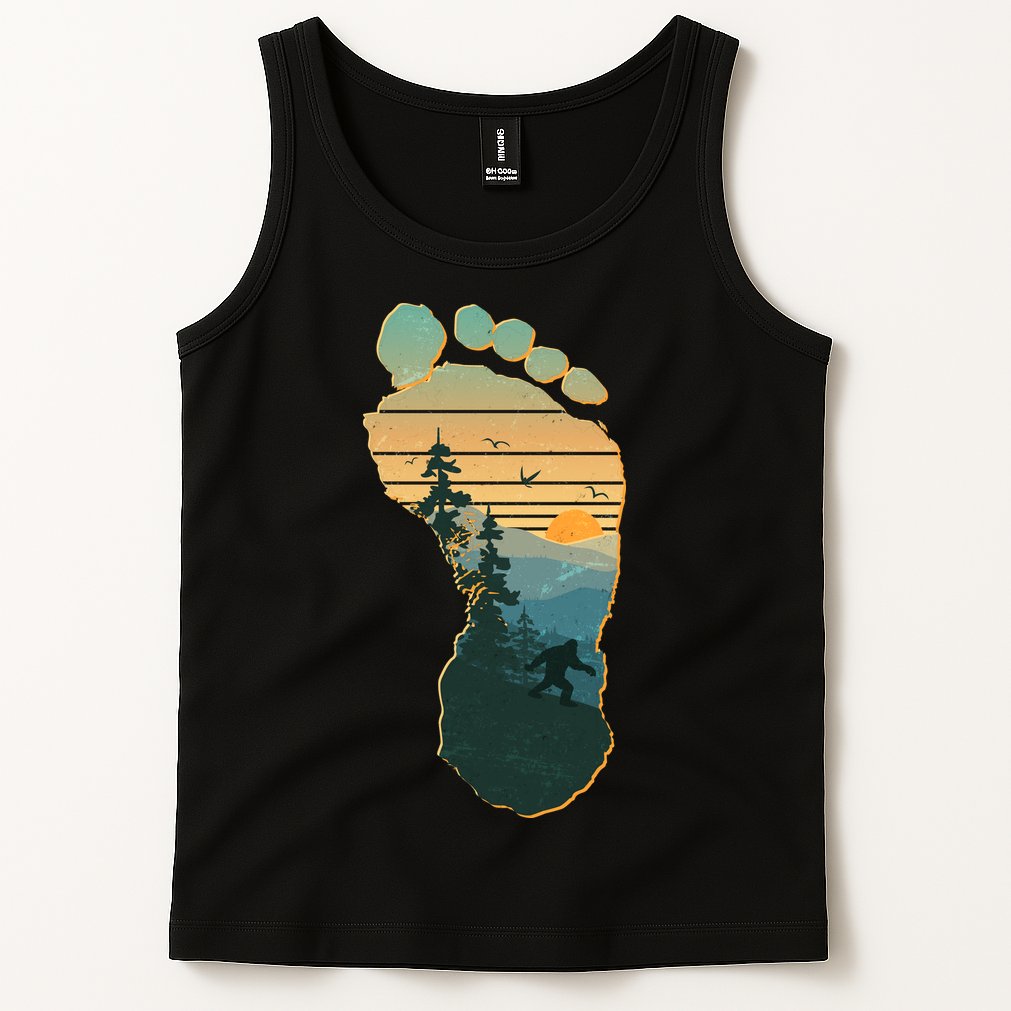 Bigfoot Wilderness Footprint Tank Top