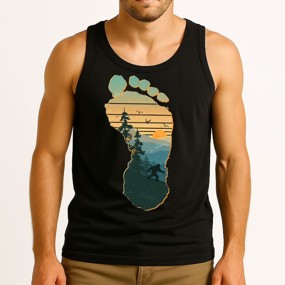 Bigfoot Wilderness Footprint Tank Top