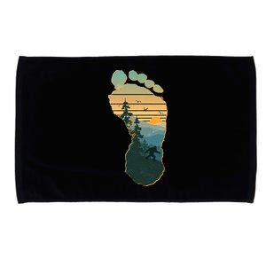 Bigfoot Wilderness Footprint Microfiber Hand Towel