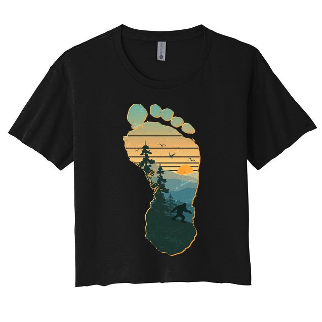 Bigfoot Wilderness Footprint Crop Top