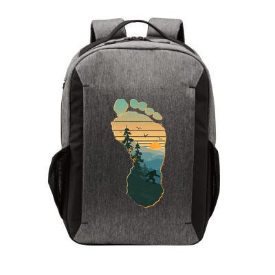 Bigfoot Wilderness Footprint Vector Backpack