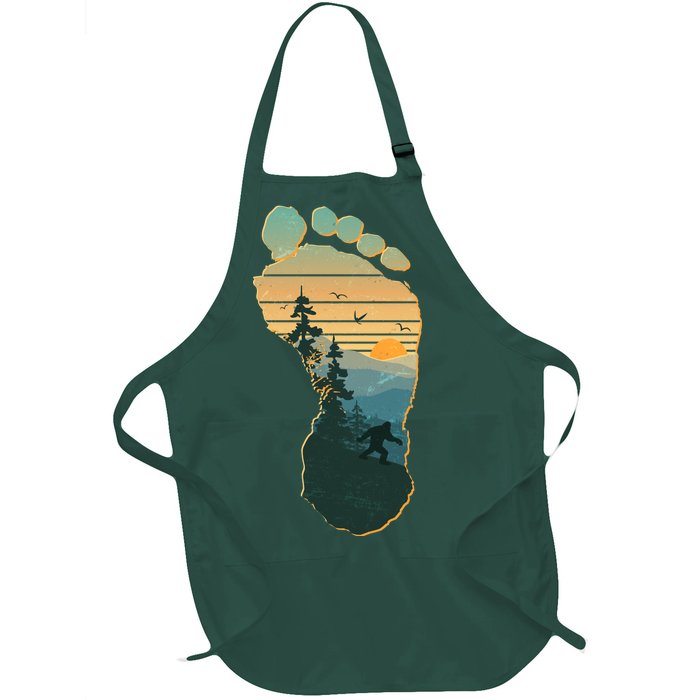 Bigfoot Wilderness Footprint Full-Length Apron With Pockets