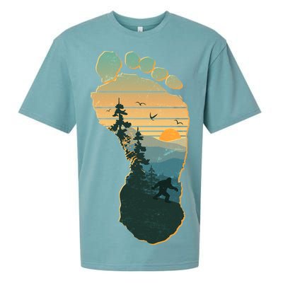 Bigfoot Wilderness Footprint Sueded Cloud Jersey T-Shirt