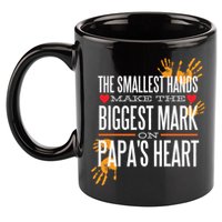 Biggest Mark Papa's Heart  11oz C Handle Ceramic Mug
