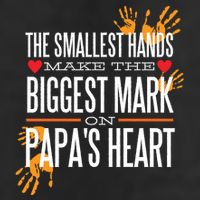 Biggest Mark Papa's Heart  Microfiber Hand Towel