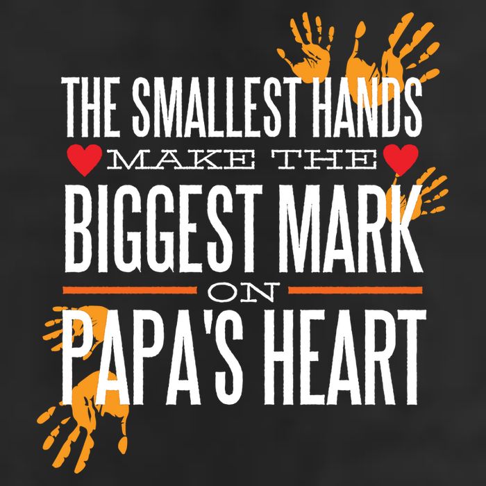 Biggest Mark Papa's Heart  Microfiber Hand Towel