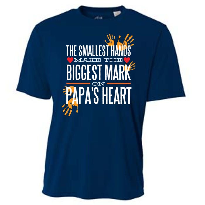 Biggest Mark Papa's Heart  Cooling Performance Crew T-Shirt