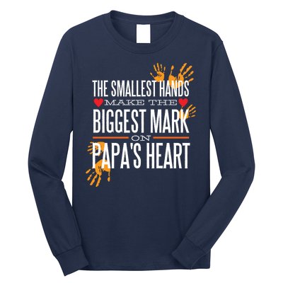 Biggest Mark Papa's Heart  Long Sleeve Shirt