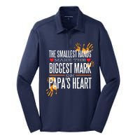 Biggest Mark Papa's Heart  Silk Touch Performance Long Sleeve Polo