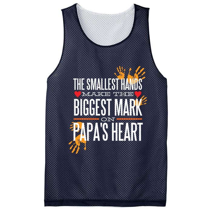 Biggest Mark Papa's Heart  Mesh Reversible Basketball Jersey Tank