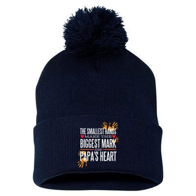 Biggest Mark Papa's Heart  Pom Pom 12in Knit Beanie