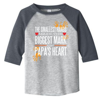 Biggest Mark Papa's Heart  Toddler Fine Jersey T-Shirt