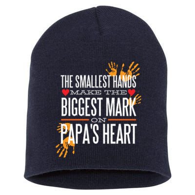 Biggest Mark Papa's Heart  Short Acrylic Beanie