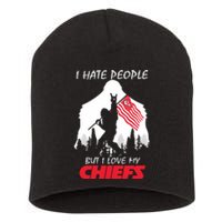 Bigfoot I Hate People But I Love My Kansas City Short Acrylic Beanie