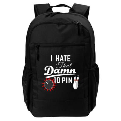 Bowling I Hate That Damn 10 Pin Backpack