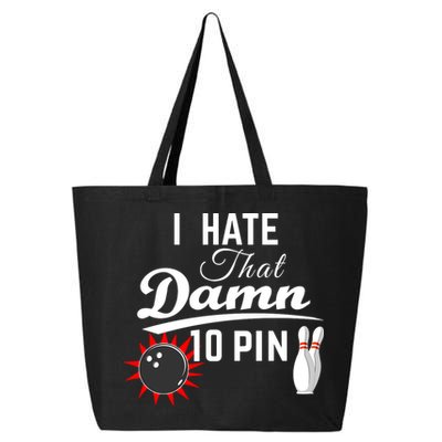 Bowling I Hate That Damn 10 Pin 25L Jumbo Tote