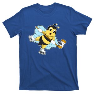 Bee Ice Hockey Ice Hockey Stick Sports Cute Gift T-Shirt