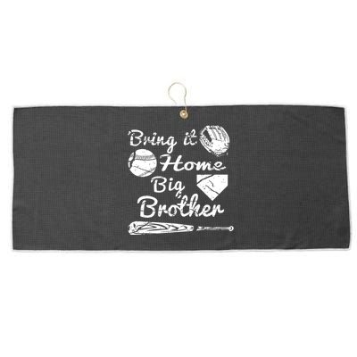 Bring It Home Baseball Large Microfiber Waffle Golf Towel