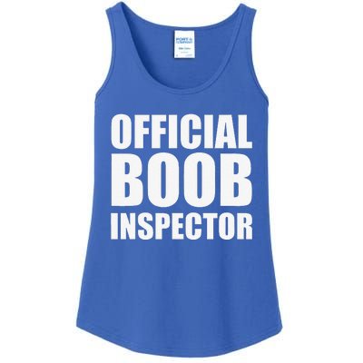 Boob Inspector Halloween Costume Gift Boobs 31st October Ladies Essential Tank