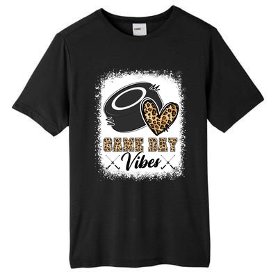 Bleached Ice Hockey Game Day Vibes Leopard Game Day Gift Tall Fusion ChromaSoft Performance T-Shirt