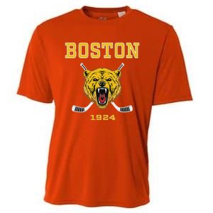 Boston Ice Hockey Fear The Bear Cooling Performance Crew T-Shirt