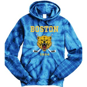 Boston Ice Hockey Fear The Bear Tie Dye Hoodie