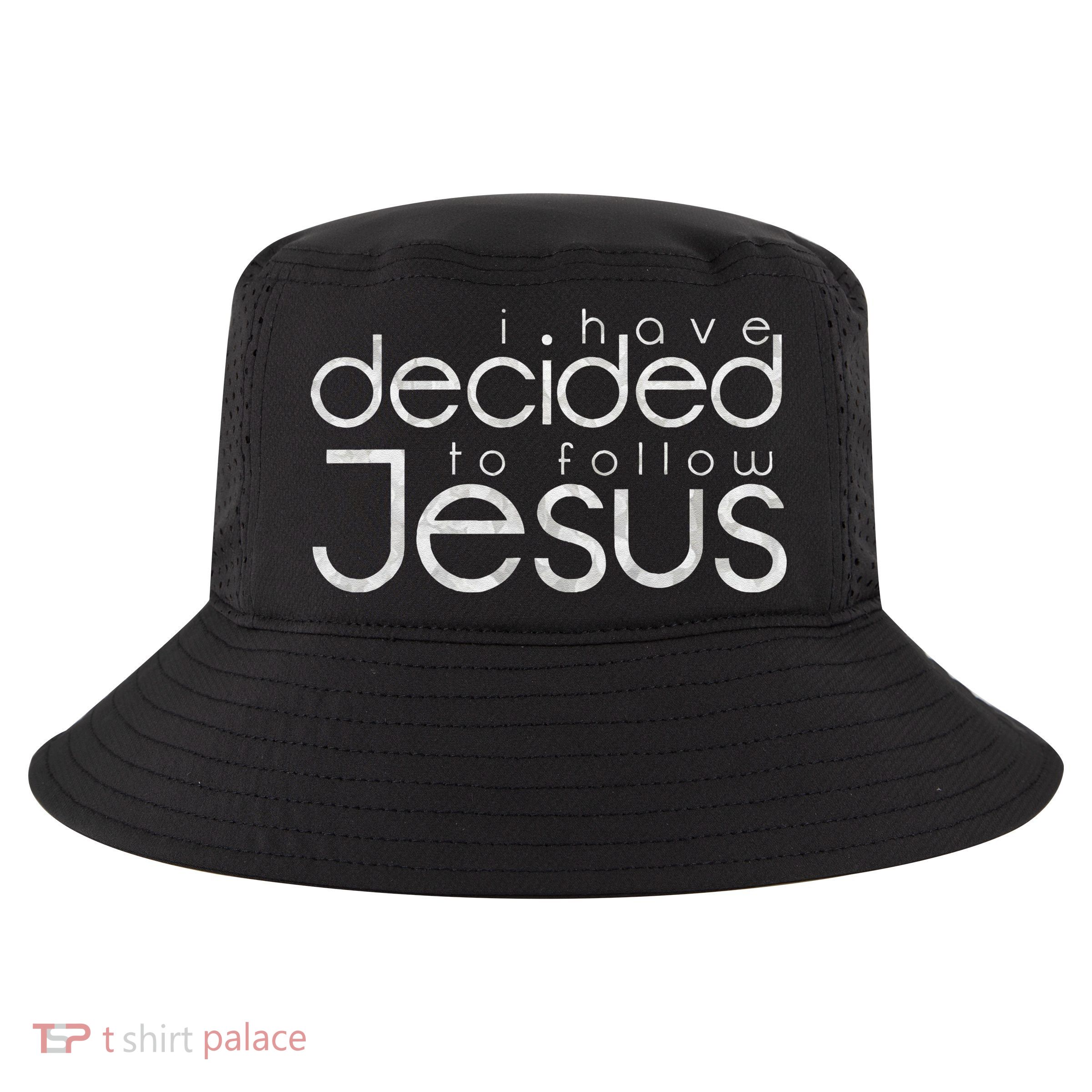 Baptism I Have Decided To Follow Jesus Cool Comfort Performance Bucket Hat