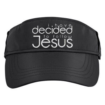 Baptism I Have Decided To Follow Jesus Adult Drive Performance Visor