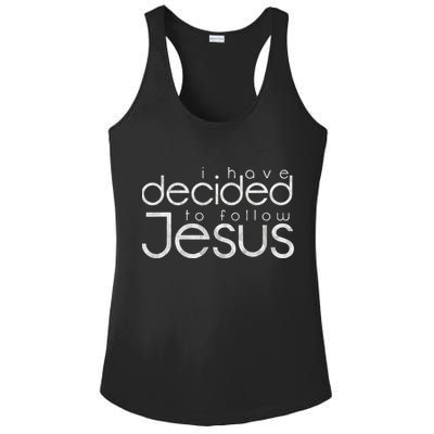 Baptism I Have Decided To Follow Jesus Ladies PosiCharge Competitor Racerback Tank