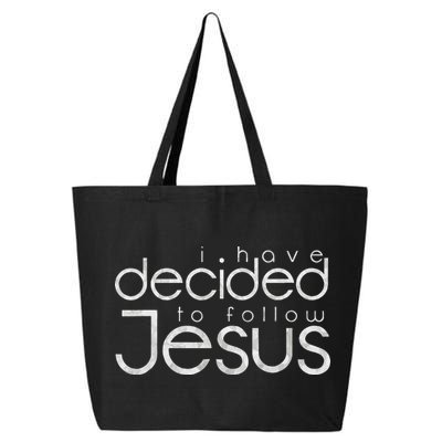 Baptism I Have Decided To Follow Jesus 25L Jumbo Tote