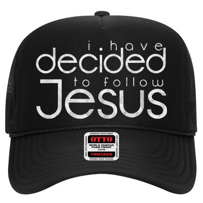 Baptism I Have Decided To Follow Jesus Trucker Hat