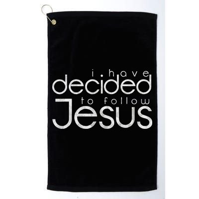 Baptism I Have Decided To Follow Jesus Golf Towel