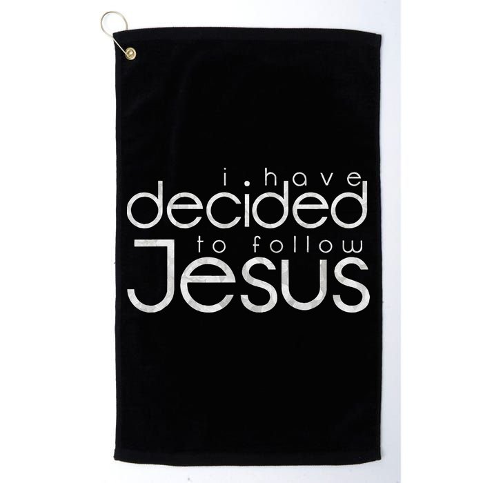Baptism I Have Decided To Follow Jesus Golf Towel