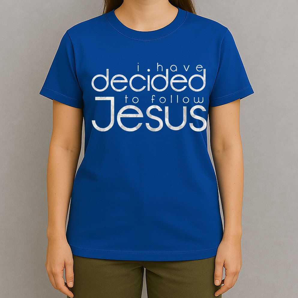Baptism I Have Decided To Follow Jesus T-Shirt