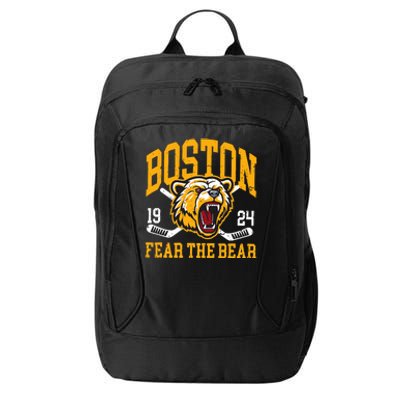 Boston Ice Hockey Fear The Bear City Backpack