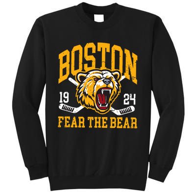 Boston Ice Hockey Fear The Bear Tall Sweatshirt