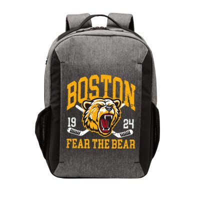 Boston Ice Hockey Fear The Bear Vector Backpack