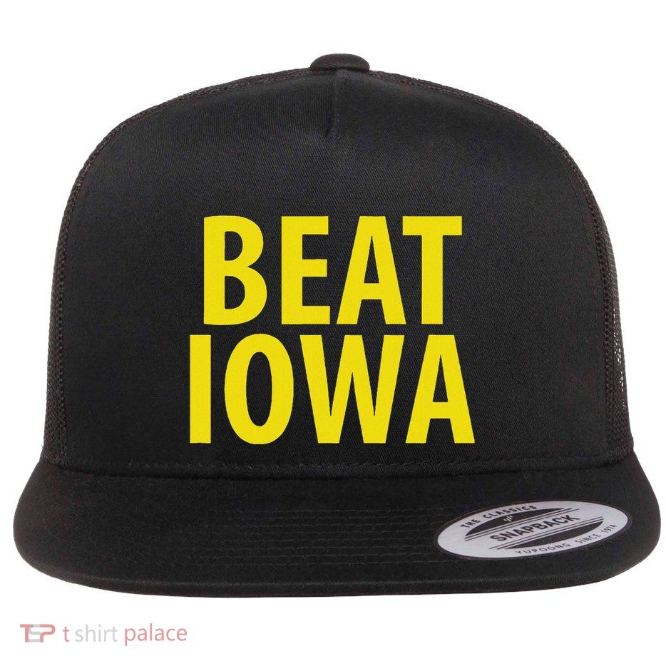 Beat Iowa House Divided State Of Ia Flatbill Hat