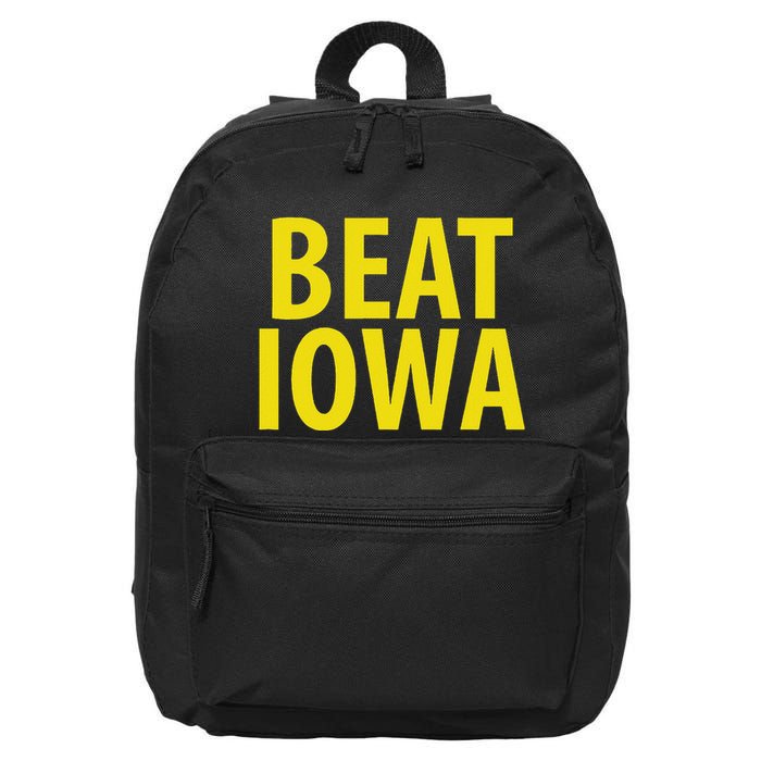 Beat Iowa House Divided State Of Ia 16 in Basic Backpack