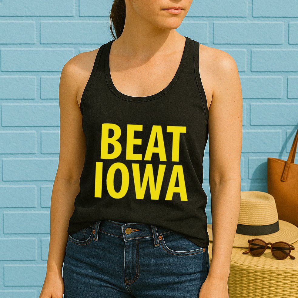 Beat Iowa House Divided State Of Ia Womens Tank Top